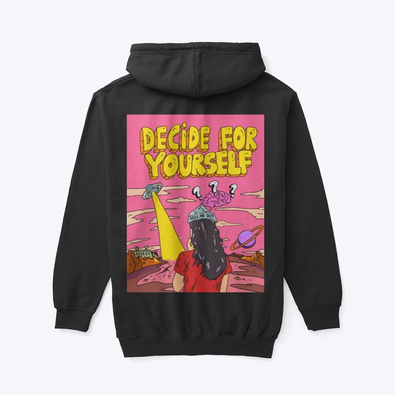 DECIDING ZIP-UP HOODIE