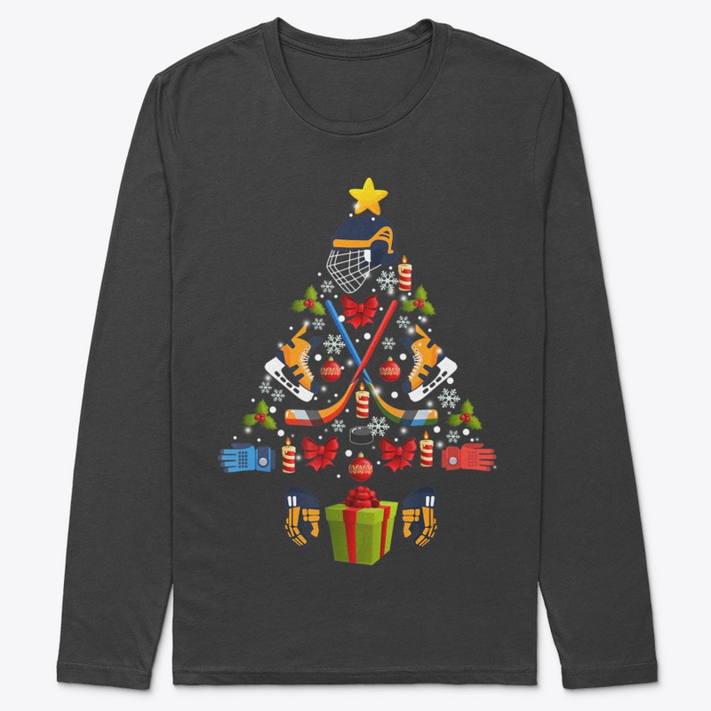 ICE HOCKEY CHRISTMAS ORNAMENT TREE LIGHT