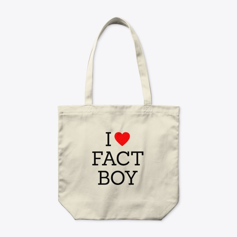 I Love the Fact Boy, Black on White