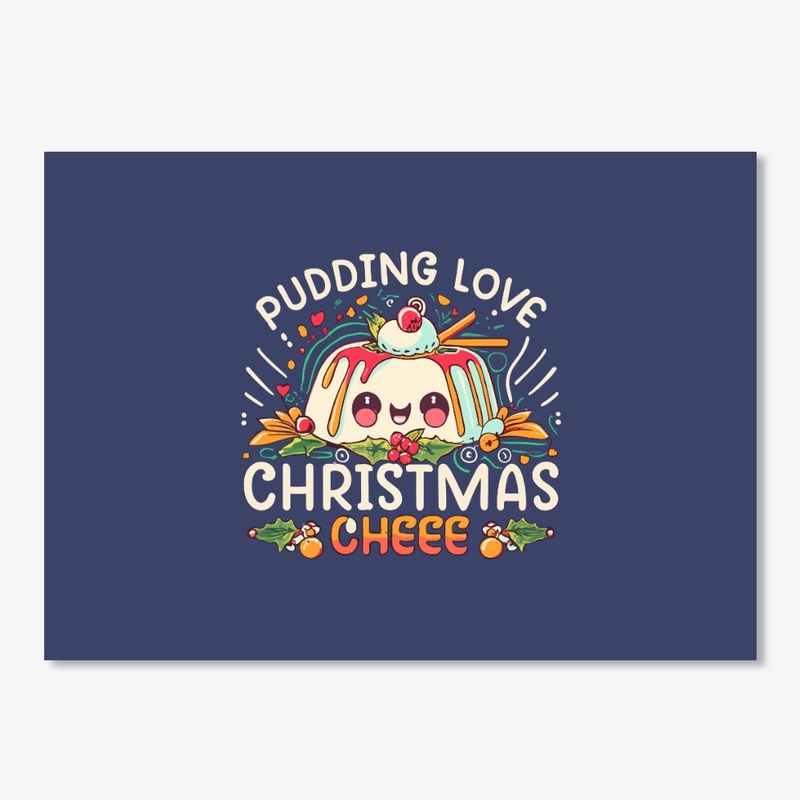 Funny Christmas pudding sublimation