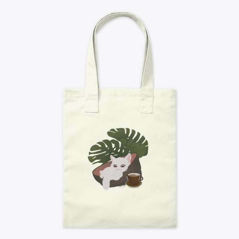 White Cat Coffee and her Montera Plant