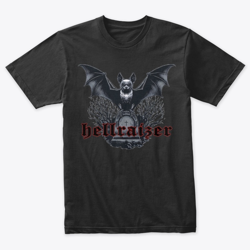 HellRaizer Bat on Tombstone