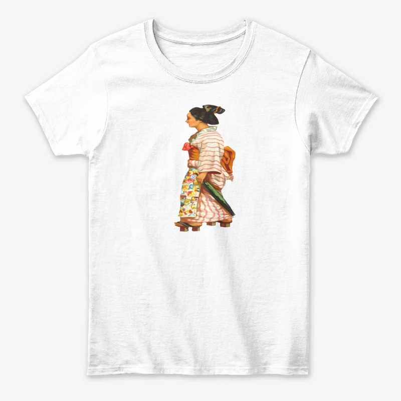 日本人女性 T シャツ - 日本への愛をファッショナブルに表現