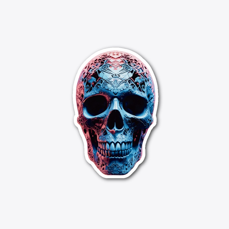 Filigree Inlay Skull FI-896