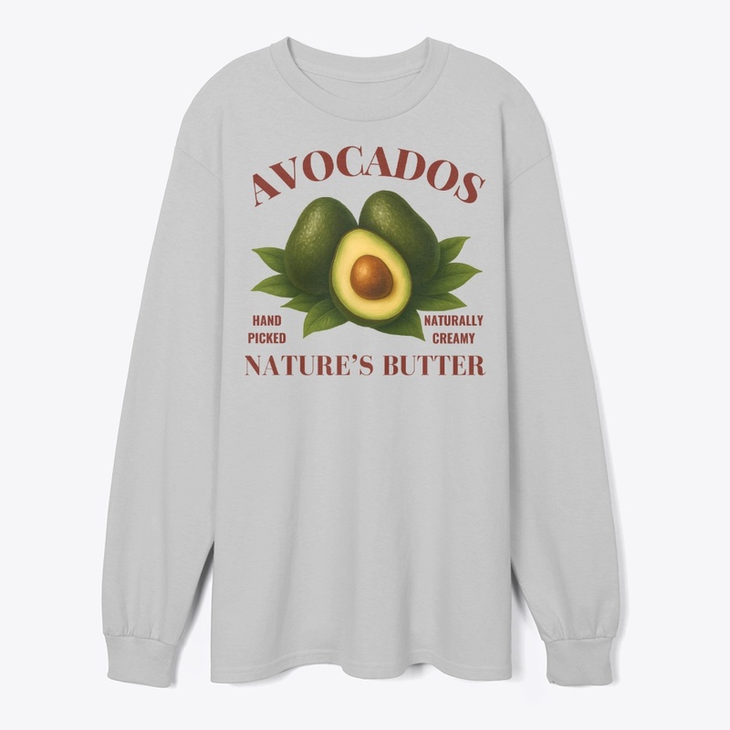 Nature’s Butter | Retro Avocado Art