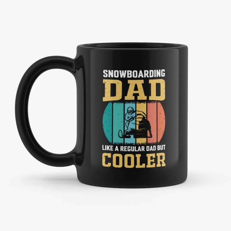 Snowboarding Dad Like A Regular Dad Tee