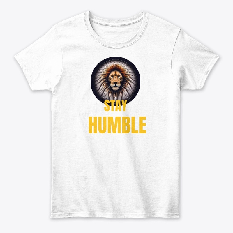 Stay Humble - Lion digital design
