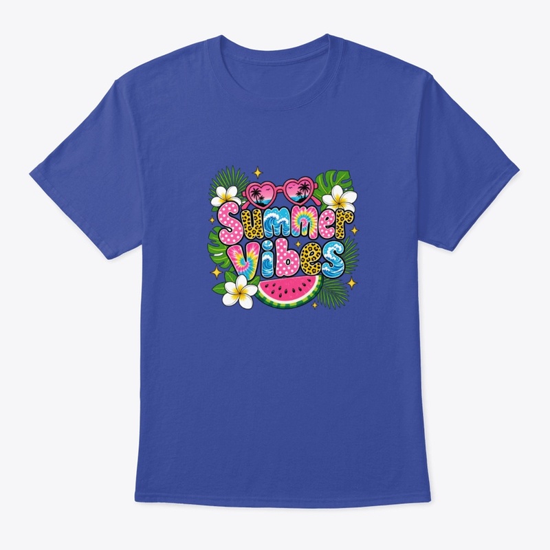 Colorful Beach T-Shirt Design