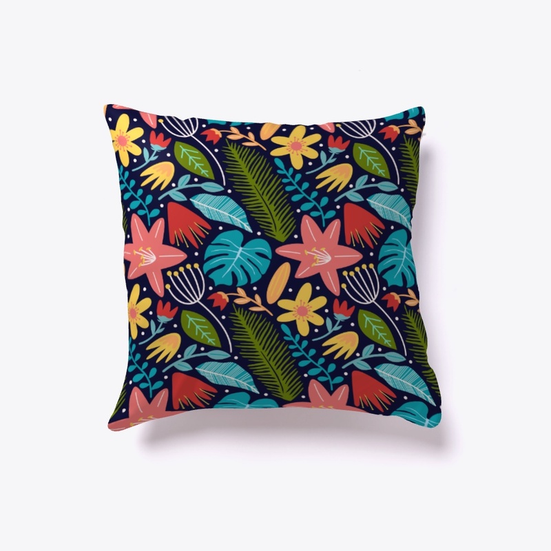 Flower Blossom Leave Pattern