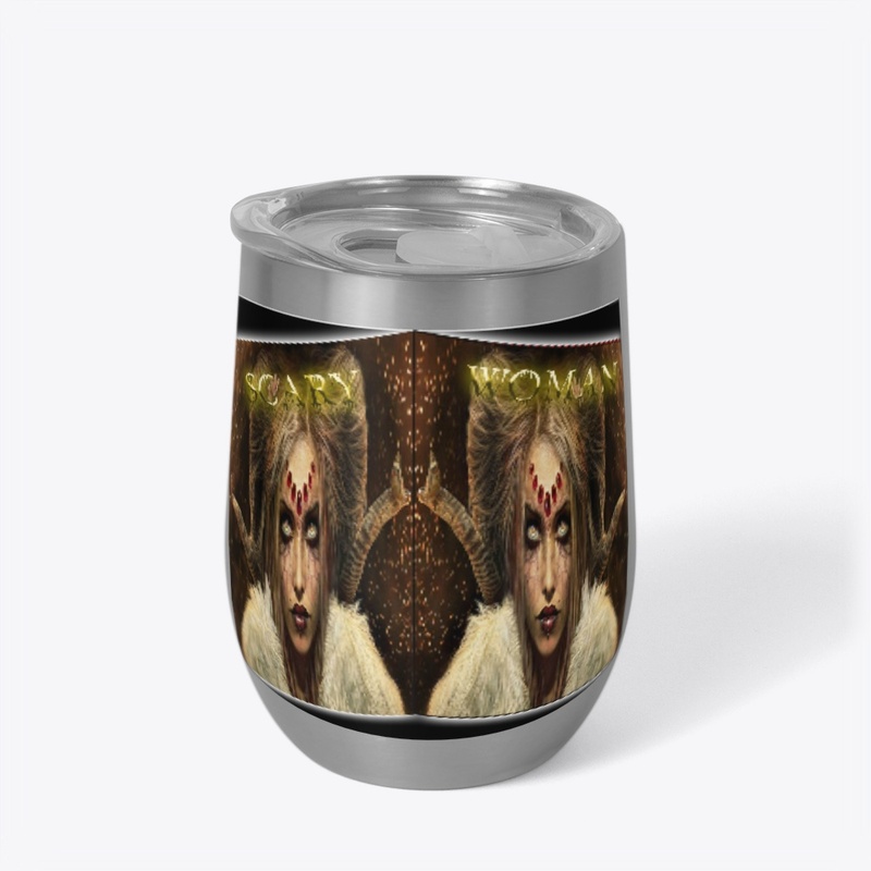 Scary Woman drinkware