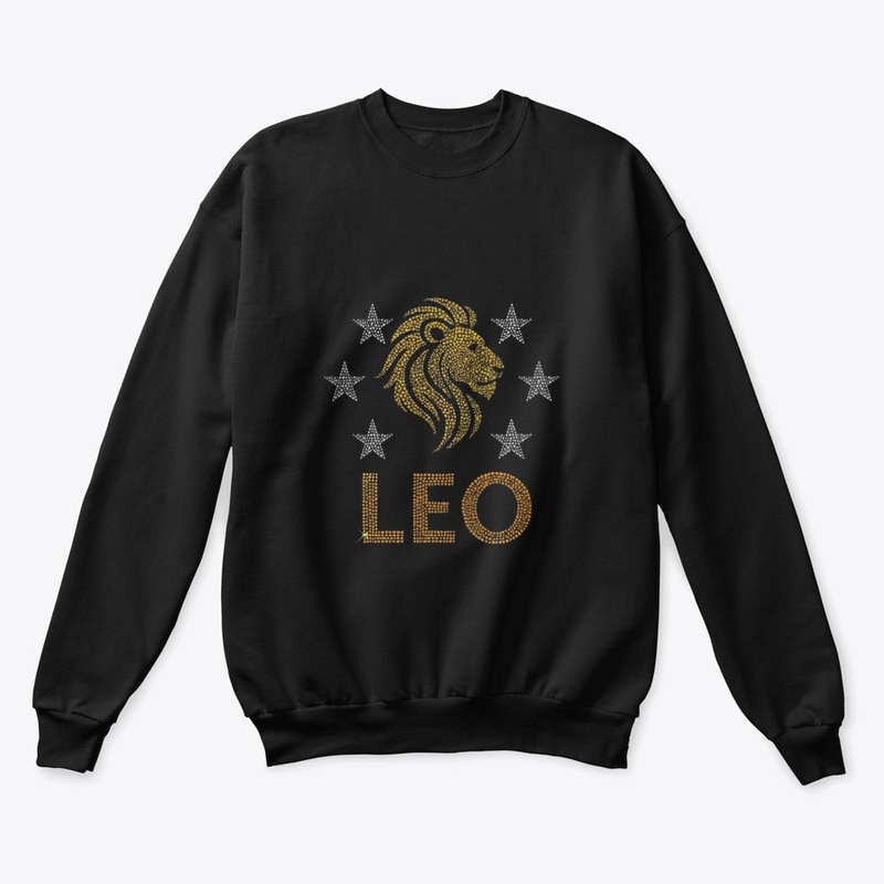 Leo Zodiac Rhinestone Lion