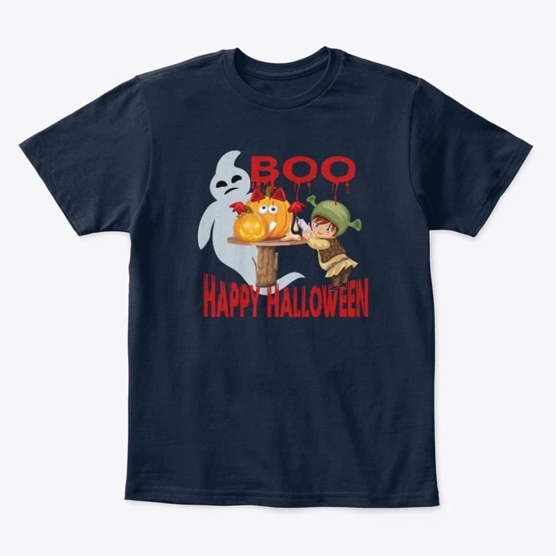 Boo happy Halloween kids t-shirt
