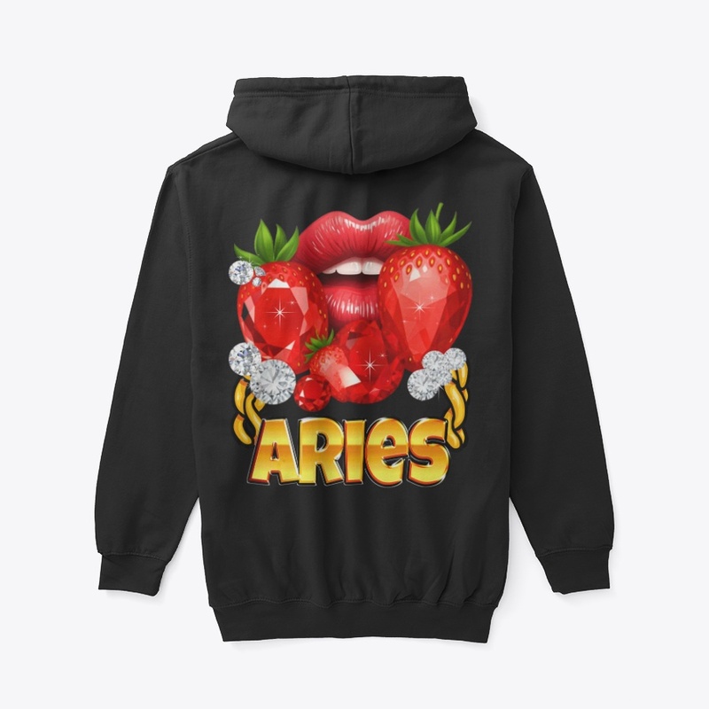 Lips Gold Chain Aries Zodiac Gift