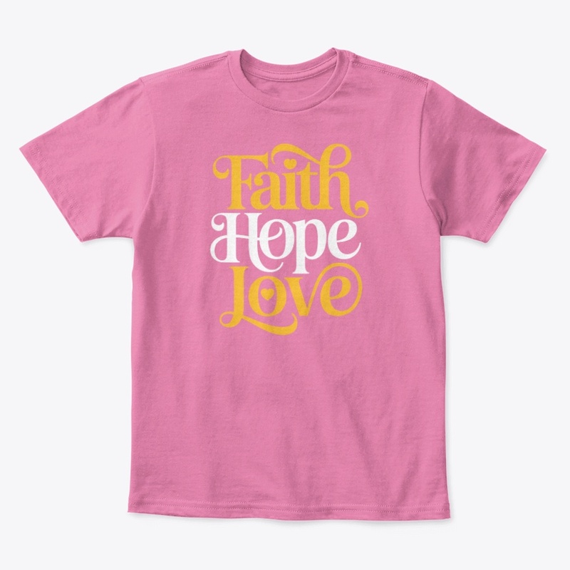 Faith Hope Love Typography