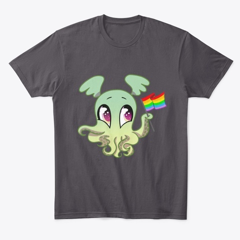 Ce Ce's Classic Pride Heathered Charcoal  T-Shirt Front