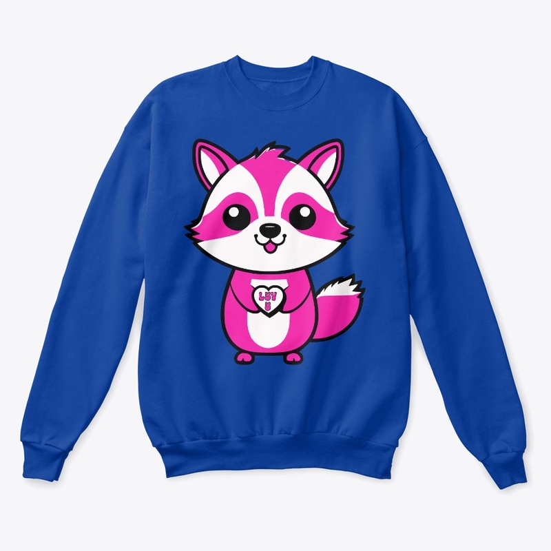 Cute Valentine Raccoon