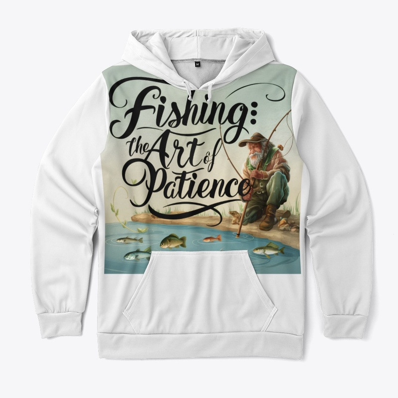 Illustration Fishing text design.