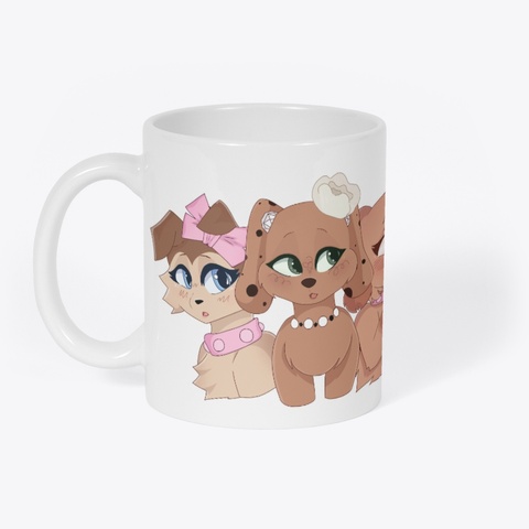 Half Hearted Girl Squad Coffee Mug Pastel Pink T-Shirt Front