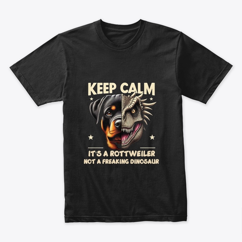 It's a Rottweiler, not a Dinosaur