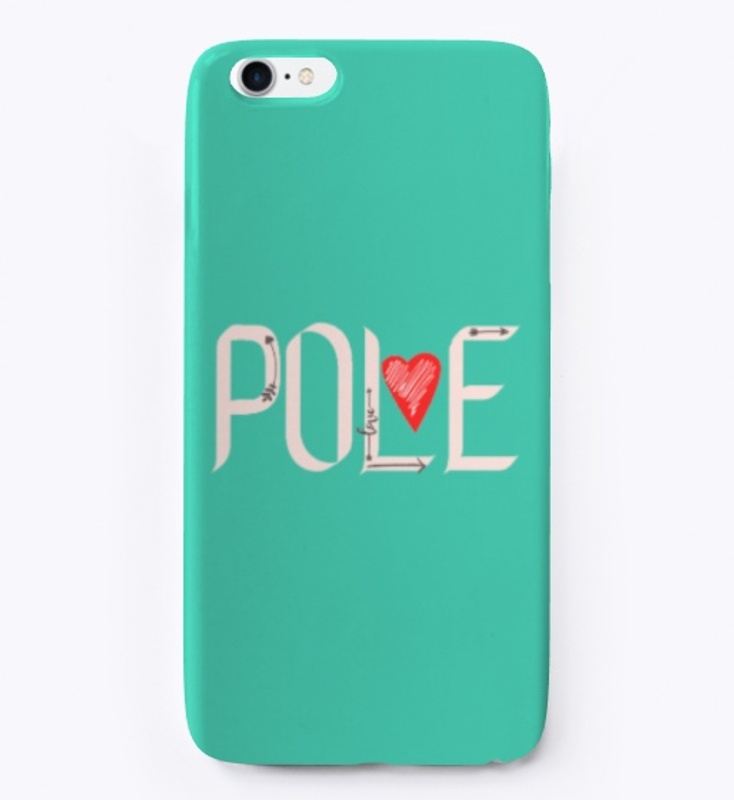 Pole Love Red Heart Arrows Design