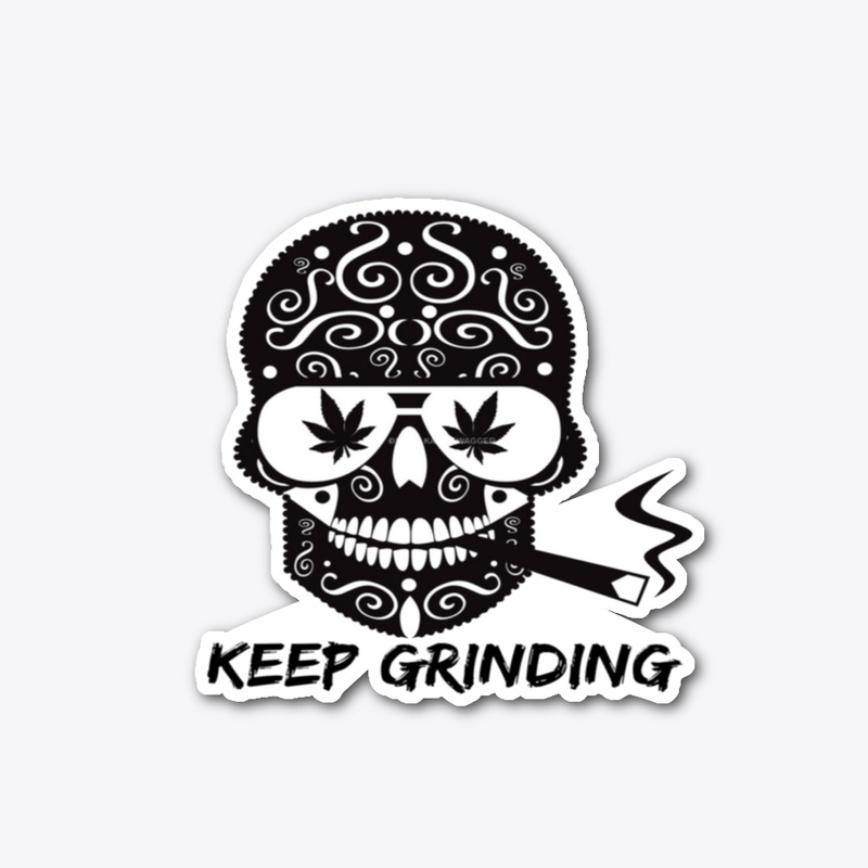 KEEP GRINDING SKULL