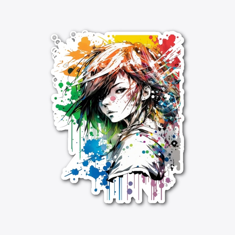 Anime Graffiti Girl 