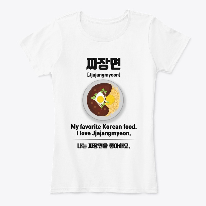 Korean food jjajangmyeon