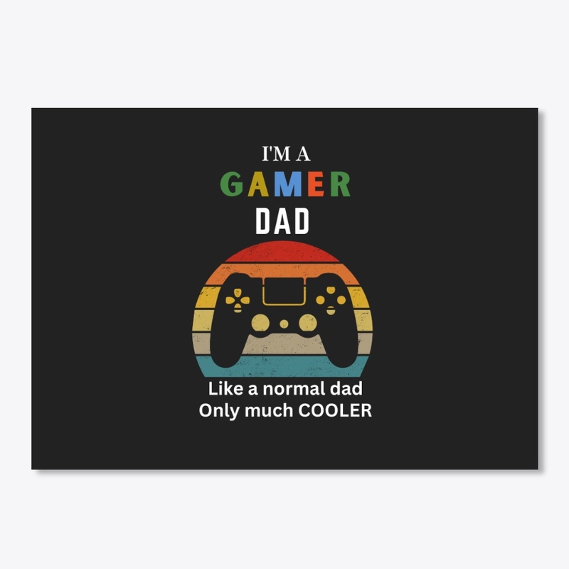 Gamer Dad Fathers day tshirt