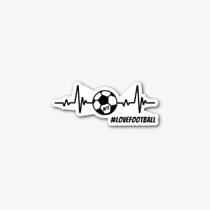 ⚽ Love Football – Heartbeat Soccer Shirt