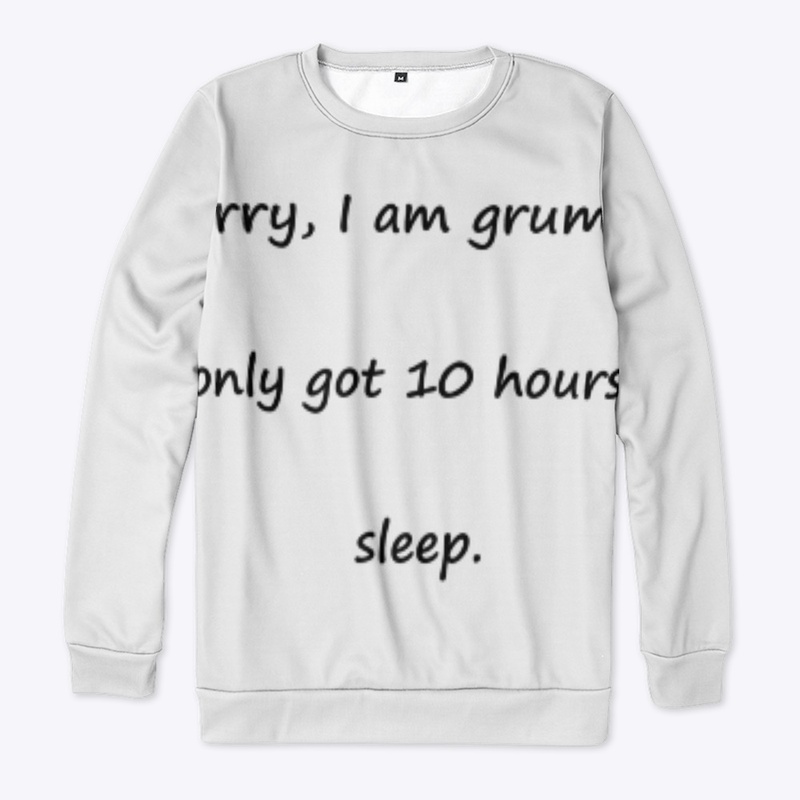 Sorry, I am grumpy, I only got 10 hours.