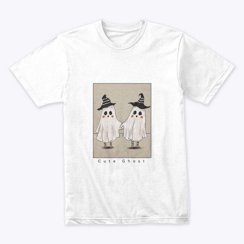 Cute ghost t-shirt nice design