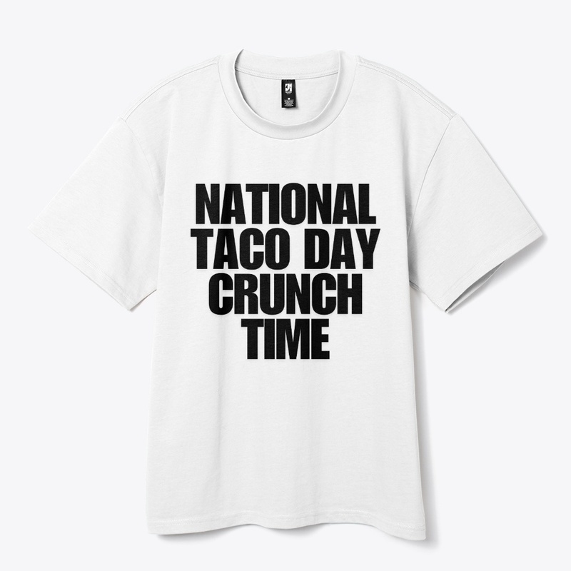 National Taco Day T-Shirt Design