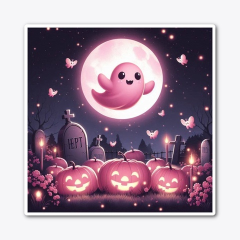 Pink Ghost  Standard T-Shirt Front