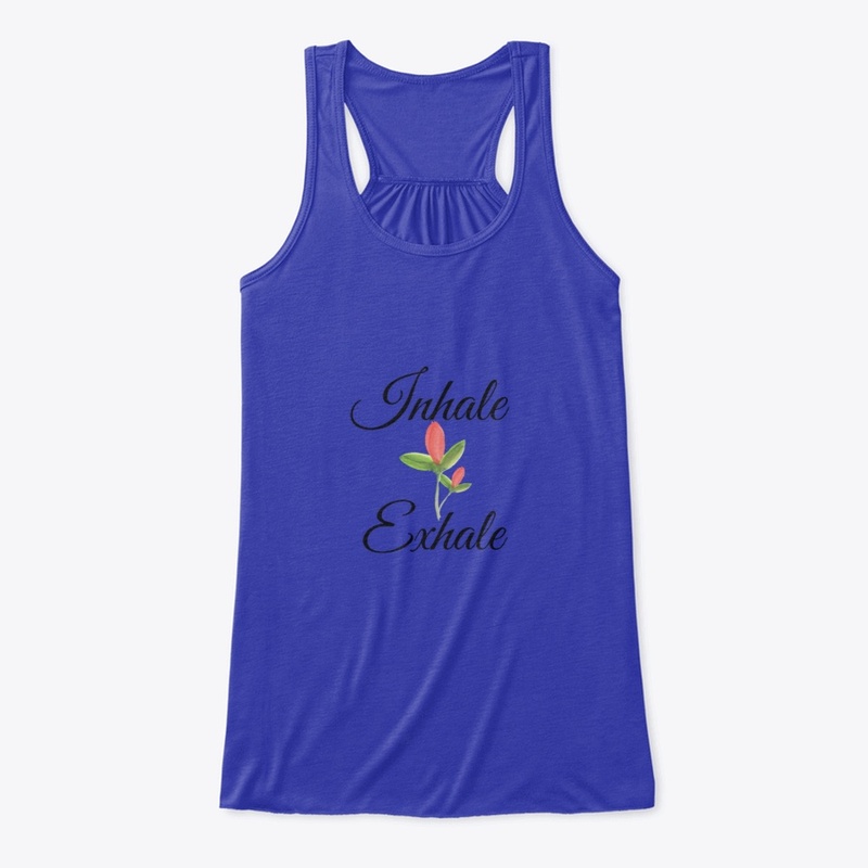flower#inhale#exhale#yoga#tshirt