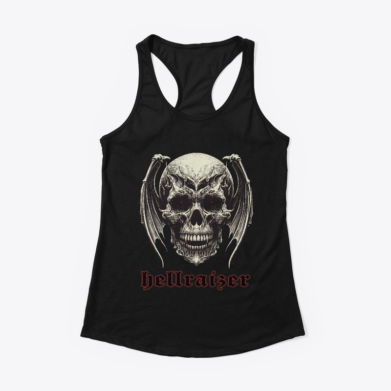 HellRaizer Winged Vampire Skull
