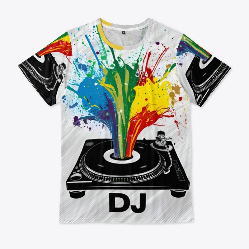 Colorful Turntable Groove