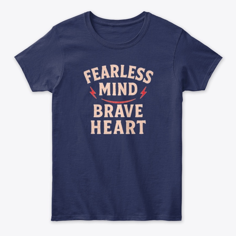  Fearless Mind Brave Heart Hoodie.
