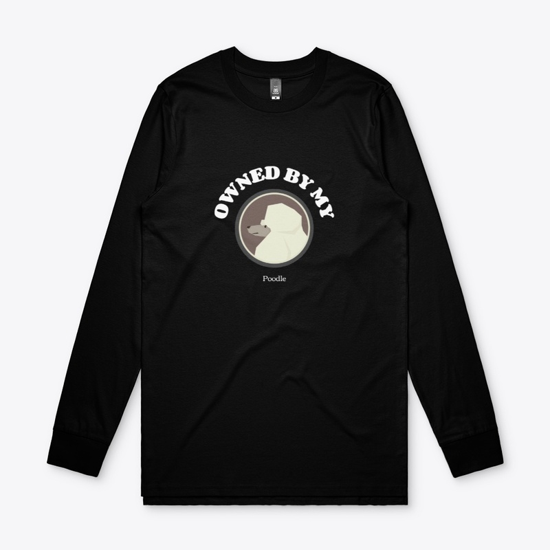 OWNED BY MY POODLE CUTE DOG DESIGN