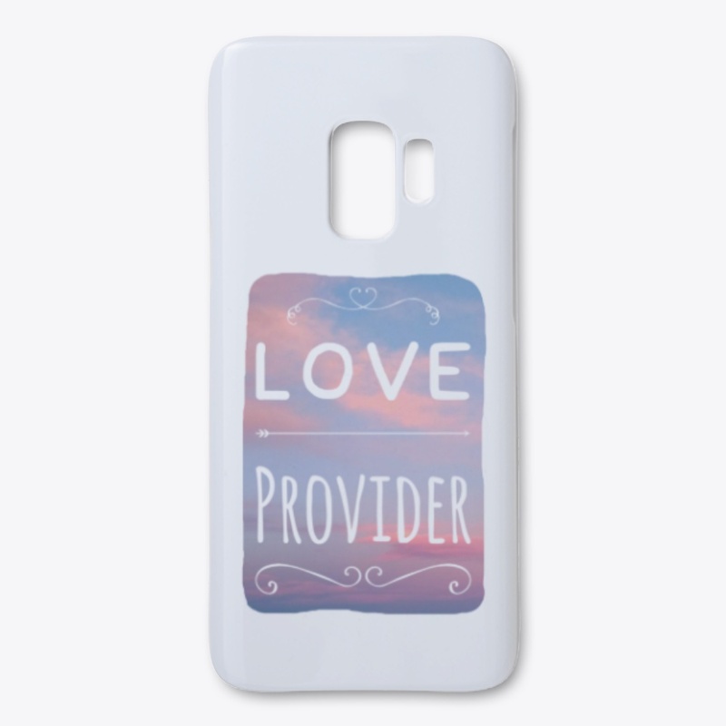 Love Provider on Sky Background