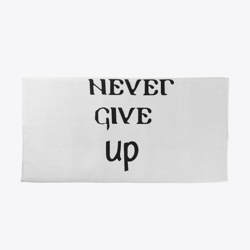never give up white colour 