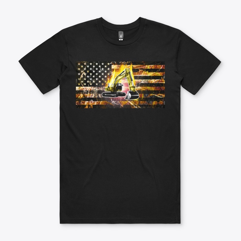 Excavator Flag Sparks