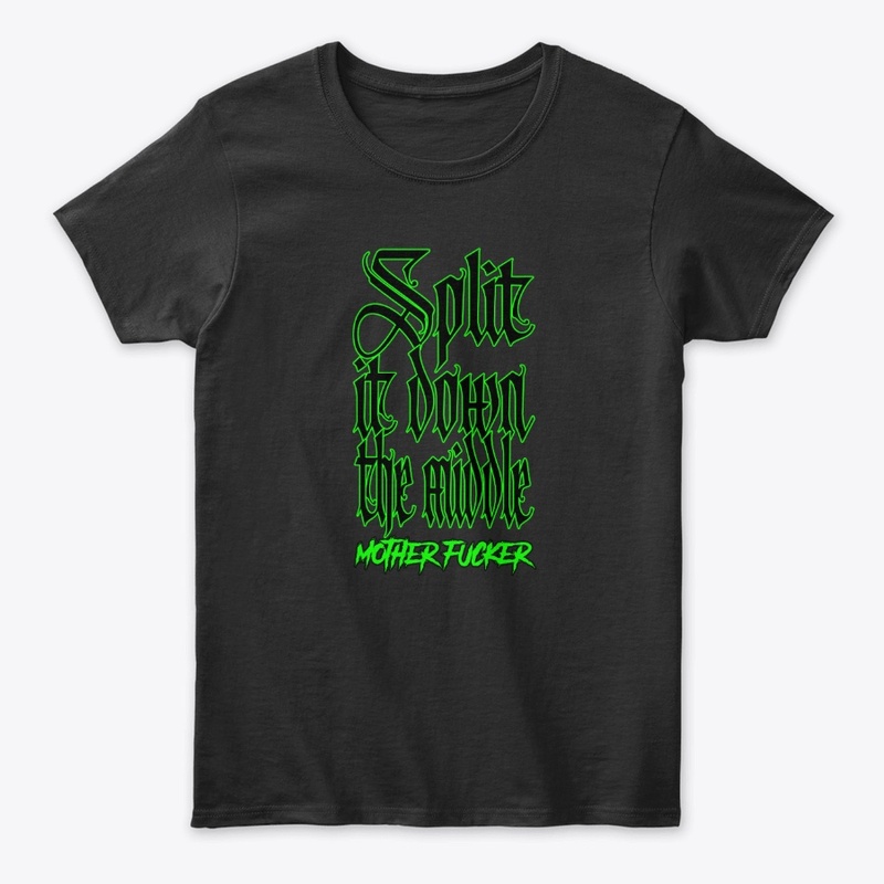 Split it down the middle logo