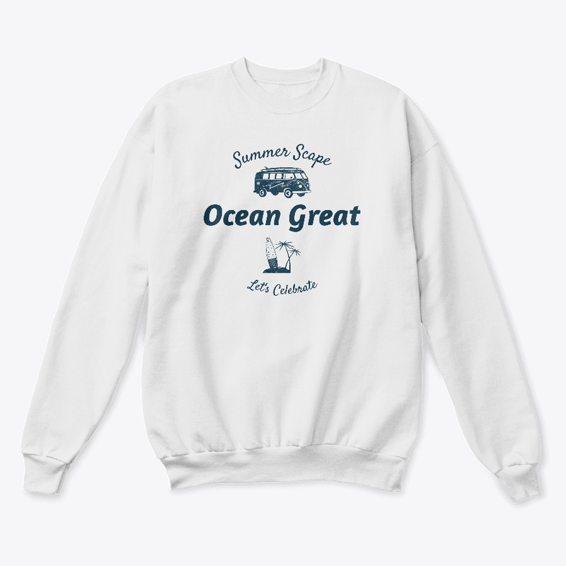 Summer scape ocean great let's celebrate