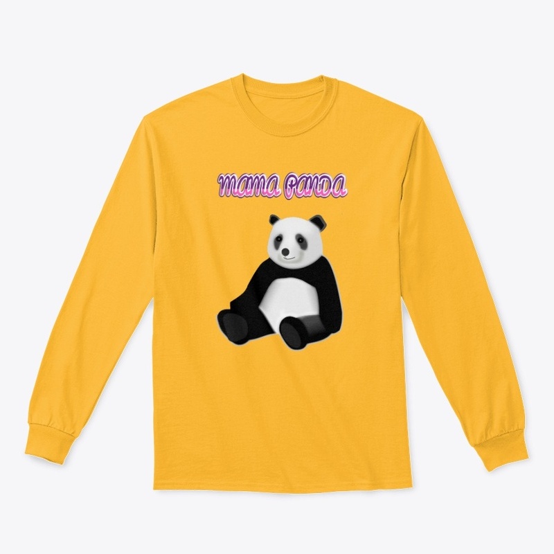 Mama Panda T-Shirt designs