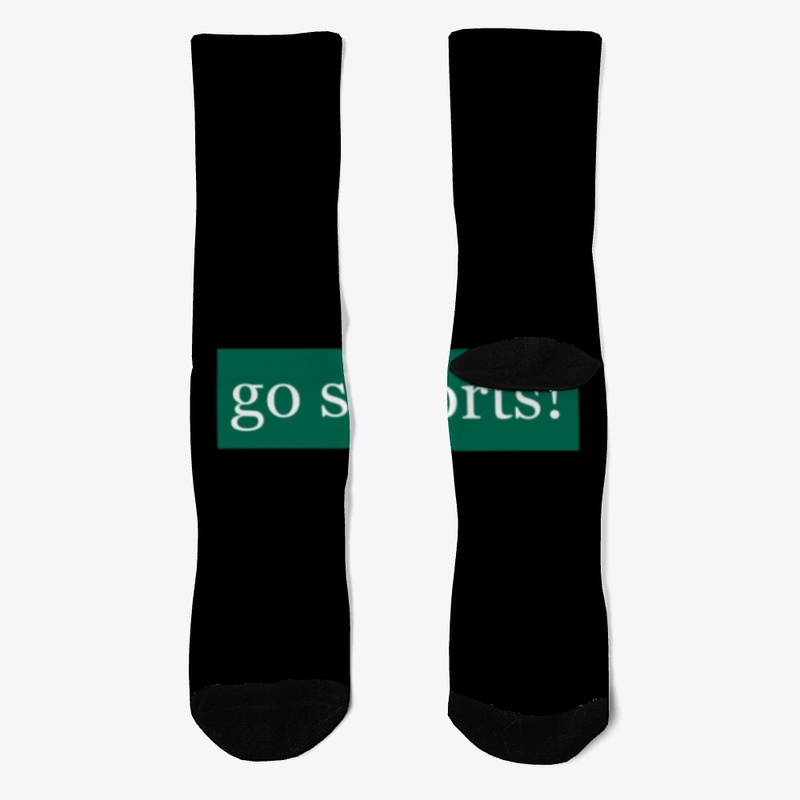 Go Sports Written in White on Green