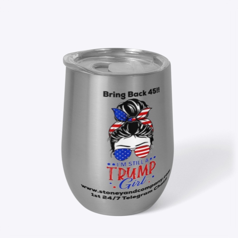 Trump Girl Wine Tumbler