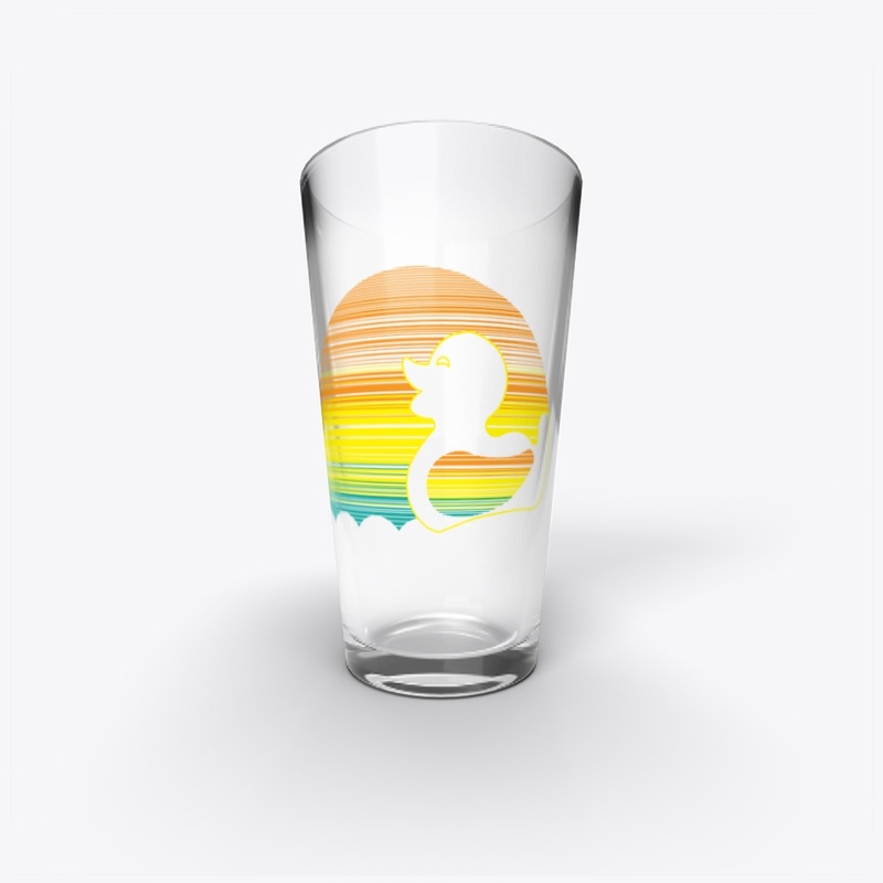 Sunset Rubber Duck