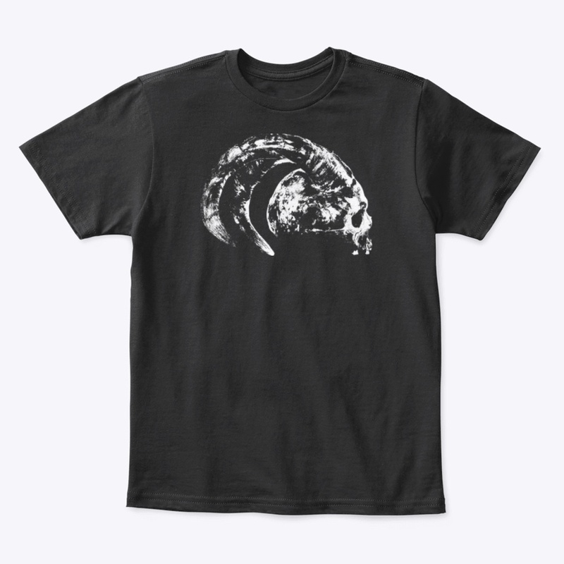 Horned Satanic Death's Head