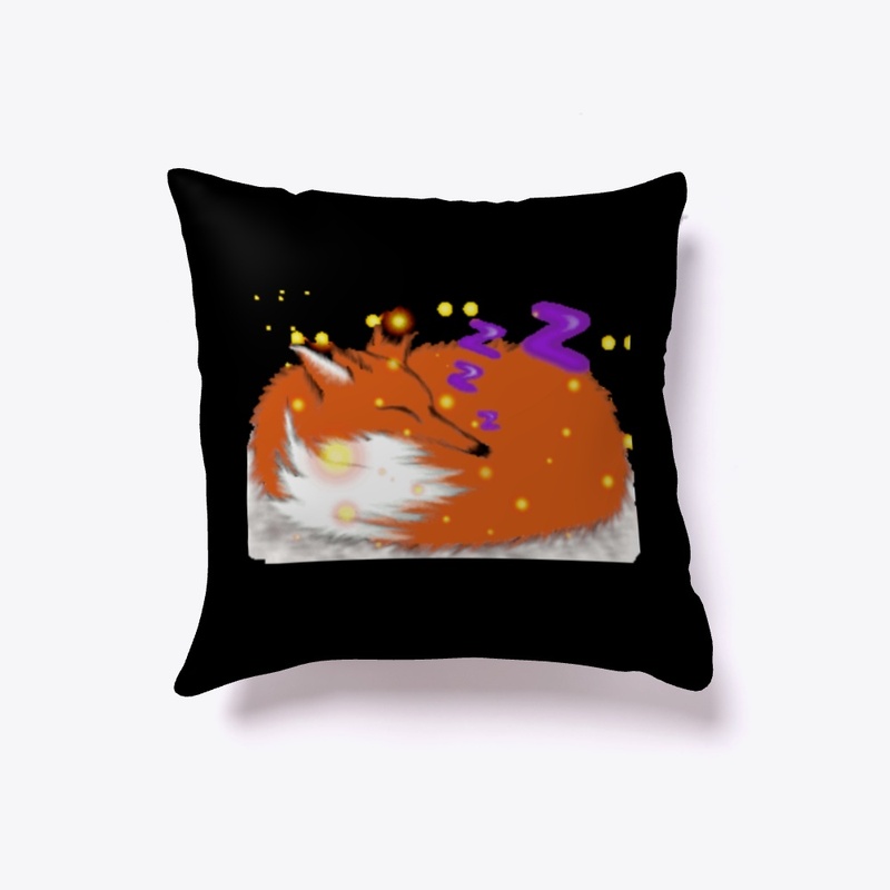 Sleeping Fox Indoor Pillow