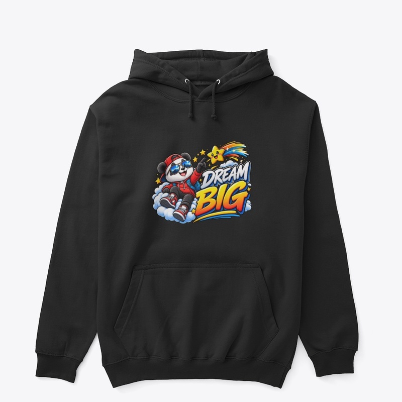 Dream Big – Cool Panda & Shooting Star 